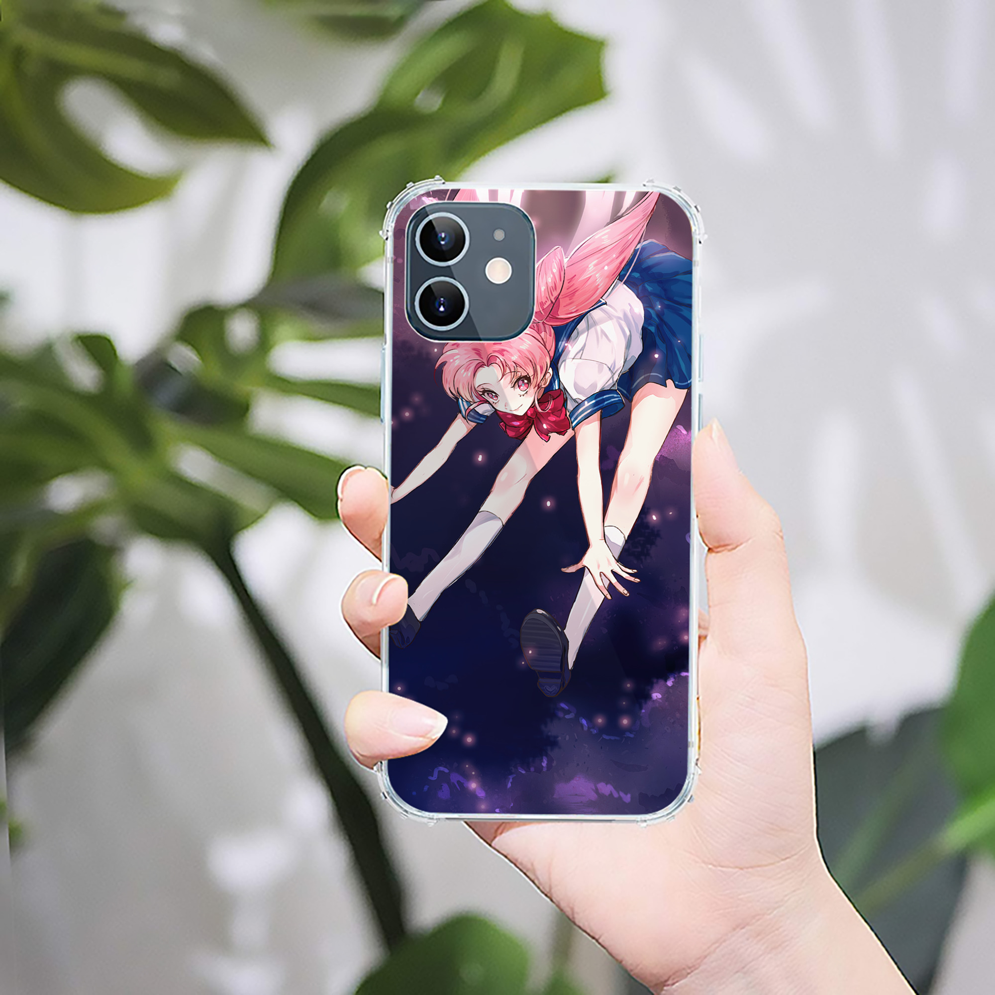 （画像用） 美少女戦士セーラームーン Sailor Moon 【iPhone 12シリーズ対応】透明スマホケース（クリアソフトケース）
